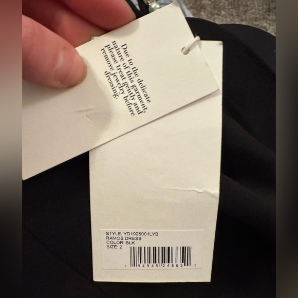 NWT Likely RAMOS DRESS - Black with pearl- Size 2 - Picture 10 of 11